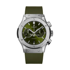 Hblot Classic Fusion Chronograph Titanium Green Men’s Watch-521.nx.8970.rx