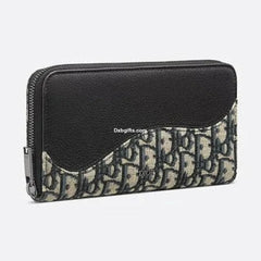 Saddle Zipped Long Wallet
