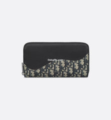 Saddle Zipped Long Wallet