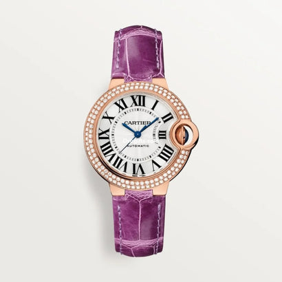 33 Mm, Movimiento Automático, Oro Rosa, Diamantes, Piel