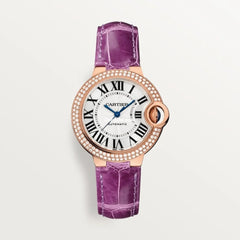 33 Mm, Movimiento Automático, Oro Rosa, Diamantes, Piel