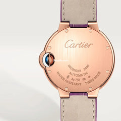 33 Mm, Movimiento Automático, Oro Rosa, Diamantes, Piel