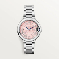 33 Mm, Movimiento Mecánico De Carga Automática, Acero