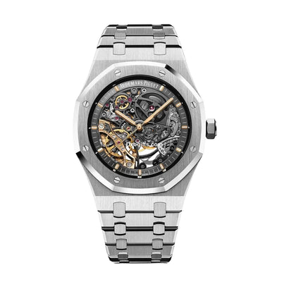 Ad Pg Royal Oak Double Balance Wheel Openworked Grey