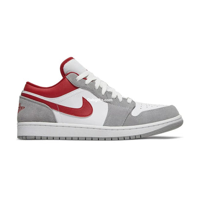 Aj 1 Low Se 'light Smoke Grey Gym Red'