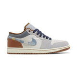 Aj 1 Low Se 'repaired Denim Swoosh'