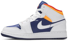 Aj 1 Mid Gs 'white Deep Royal Blue'