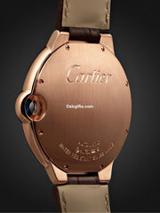 Automatic 42mm 18-karat Pink Gold And Alligator Watch, Ref. No. Crwgbb0017