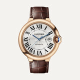 Automatic 42mm 18-karat Pink Gold And Alligator Watch, Ref. No. Crwgbb0017