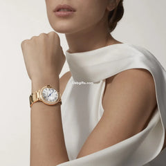 Ballon Bleu De Cartr Watch, 36 Mm, Mechanical Movement With Automatic Winding. Yellow Gold