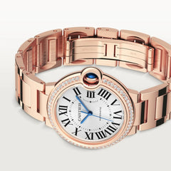 Ballon Bleu De Cartr Watch, 36 Mm, Mechanical Movement With Automatic Winding. Rose Gold