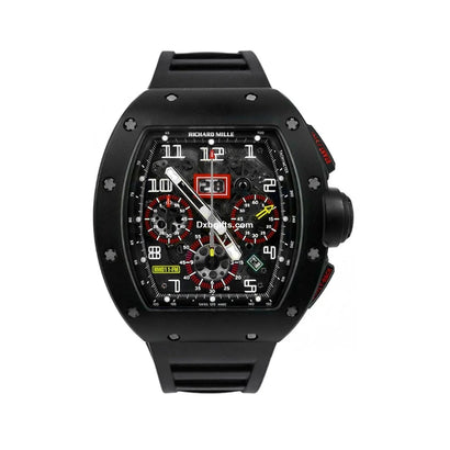 Chard Mil 011-fm Felipe Massa Flyback Chronograph Black Carbon
