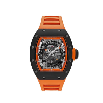 Chard Mil 030 Americas Black Carbon Orange Strap Limited Edition