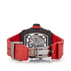 Chard Mil 35-02 Carbon Tpt Red Strap