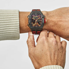 Chard Mil 50-01 'romain Grosjean Lotus F1 G-sensor' Tourbillon Carbon-ntpt Limited Edition (2015)