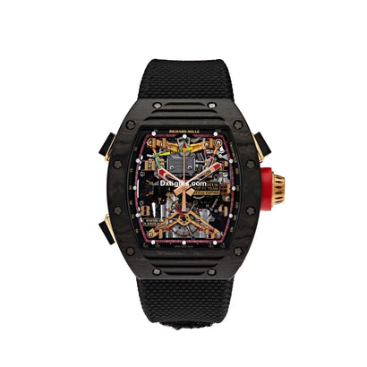 Chard Mil 50-01 'romain Grosjean Lotus F1 G-sensor' Tourbillon Carbon-ntpt Limited Edition (2015)