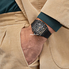 Chard Mil 72-01 Lifestyle In-house Chronograph Black Ceramic