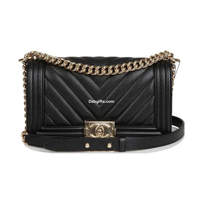 Chevron Caviar Boy Chnel Handbag