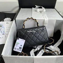 Chnel Mini Flap Bag With Top Handle