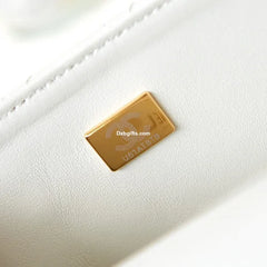 Chnel Mini Flap With Top Handle