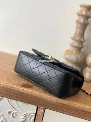 Chnel Mini Flap With Top Handle