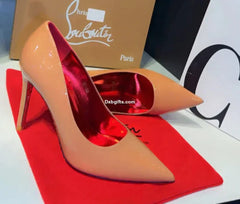 Christian Lbtn Kate Beige Pumps