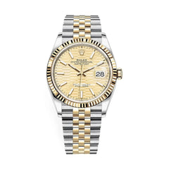 Djust Two Tone Fluted Bracelet – 36mm