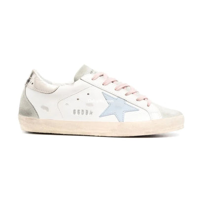 Golden Gose Wmns Superstar 'white Silver Ice Blue'