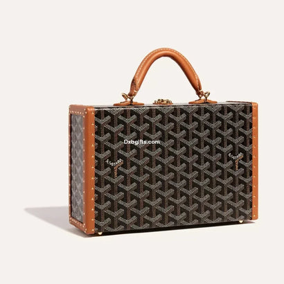 Goyrd Grand Hôtel Trunk Bag Black & Tan
