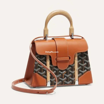 Goyrd Saïgon Structuré Mini Bag Black & Tan