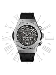Hblot 525.nx.0170.lr – Classic Fusion Aerofusion Titanium Automatic Skeleton Dial Men’s Watch