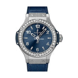 Hblot Big Bang Steel Blue Diamonds