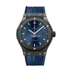 Hblot Classic Fusion Automatic Blue Dial Blue Leather Men's Watch 511.cm.7170.lr