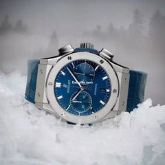 Hblot Classic Fusion Chronograph Titanium Blue 521.nx.7170.lr