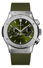 Hblot Classic Fusion Chronograph Titanium Green Men’s Watch-521.nx.8970.rx