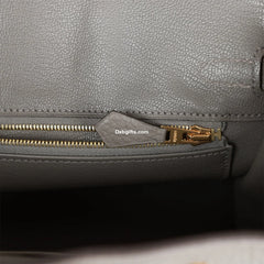 Herms Birkin 25 Gris Meyer Togo Gold Hardware