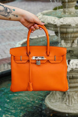 Herms Birkin 25 Orange
