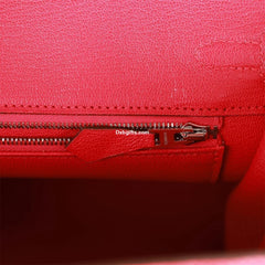 Herms Birkin 25 Rose Extreme Lizard Palladium Hardware