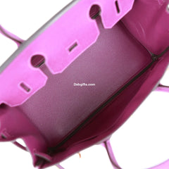 Herms Birkin 30 Anemone Epsom Gold Hardware