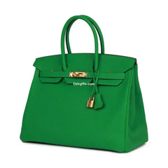 Herms Birkin 35 Bamboo Togo Gold Hardware