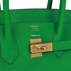 Herms Birkin 35 Bamboo Togo Gold Hardware
