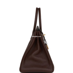 Herms Birkin 35 Rouge Sellier Clemence Gold Hardware