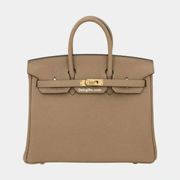 Herms Birkin Bag 25 Beige