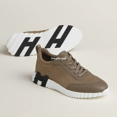 Herms Bouncing Sneaker Étoupe