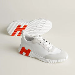 Herms Bouncing Sneaker White