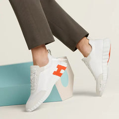 Herms Bouncing Sneaker White