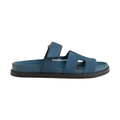Herms Chypre Sandal "Bleu Turquin"