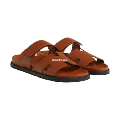 Herms Chypre Sandal "Golden Brown"