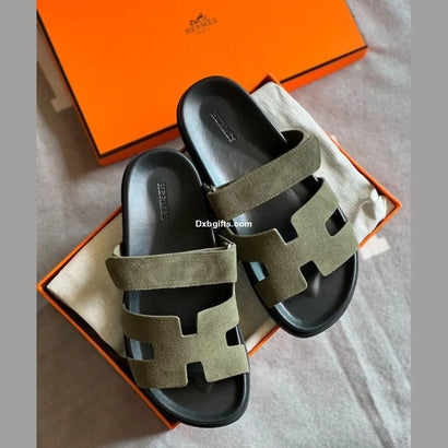 Herms Chypre Sandal Green