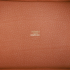 Herms Eclat Picotin Lock 18 Gold Clemence Gold Hardware